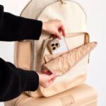 Resale The Travel Backpack in Beige