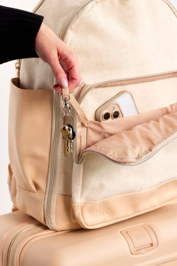 Resale The Travel Backpack in Beige - Image 4