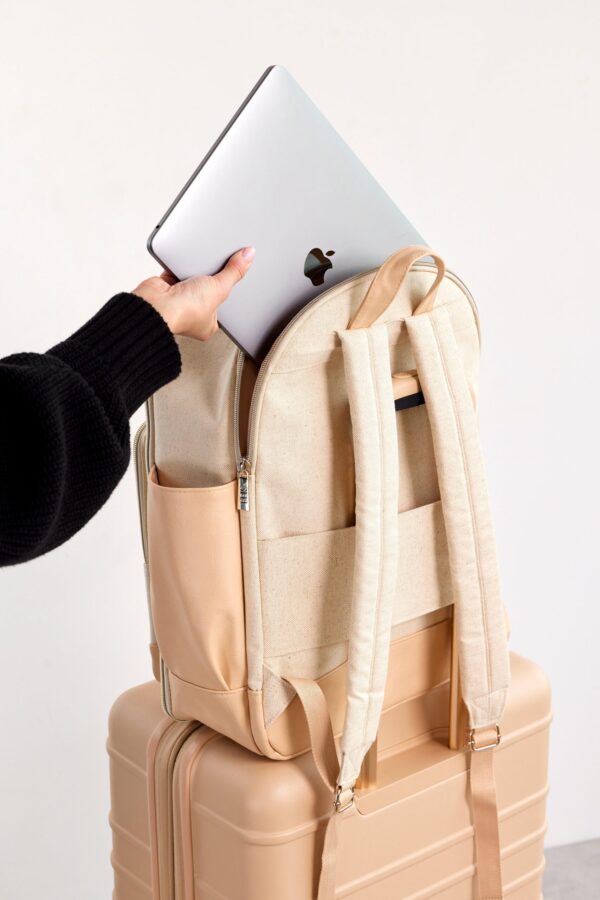 Resale The Travel Backpack in Beige - Image 7