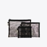 The Mesh Pouch Trio in Black