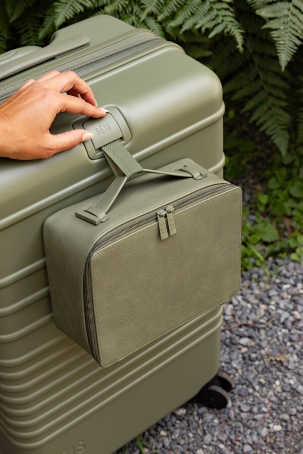 The Cosmetic Case in Olive - Image 7