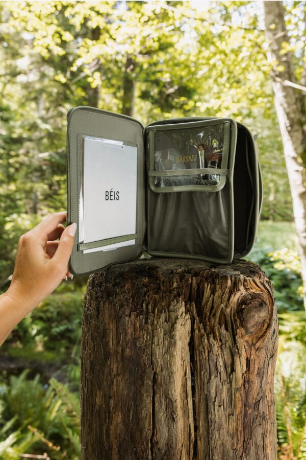 The Cosmetic Case in Olive - Image 6