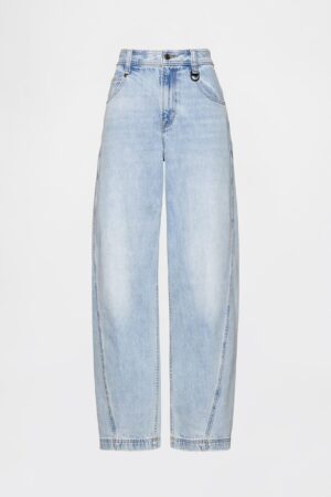 GAP X BEIS Relaxed Barrel Jeans in Medium Wash