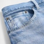 GAP X BEIS Tromp Loiel Jort in Faded Denim
