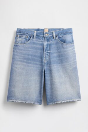 GAP X BEIS Tromp Loiel Jort in Faded Denim