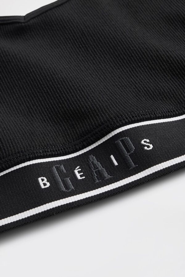 GAP X BEIS Seamless Logo Top in Black - Image 2