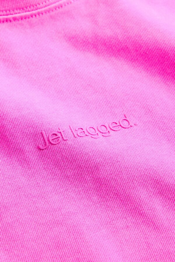 GAP X BEIS Cropped Graphic T-Shirt in Budding Lilac - Image 2