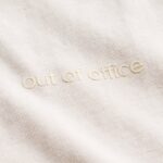 GAP X BEIS Cropped Graphic T-Shirt in Light Tundra