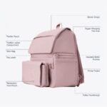 The Ultimate Diaper Backpack in Atlas Pink
