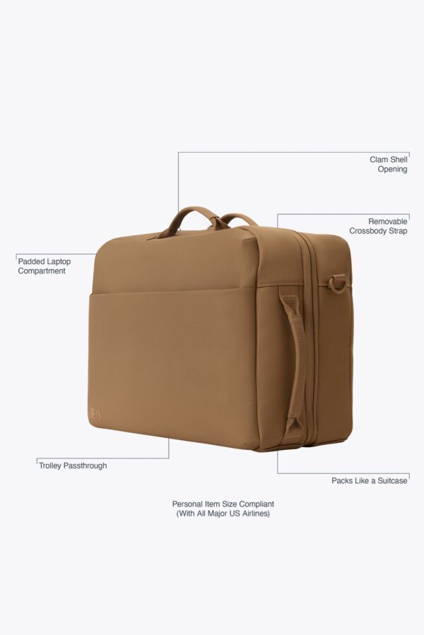 The Ultimate Travel Duffle in Camel - Image 2