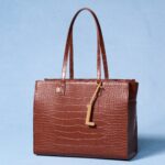 The Letter Charm in Camel