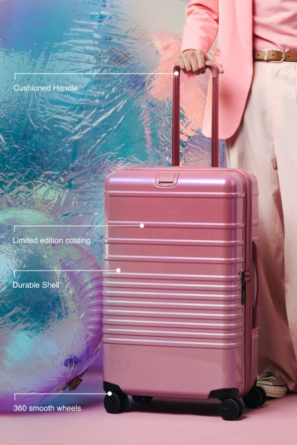 The Large Check-In Roller in Wicked Pink - Image 2