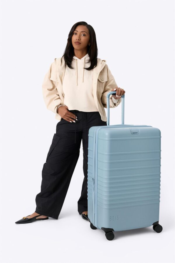 Gap x BÉIS The Large Check-In Roller in Denim Blue - Image 4